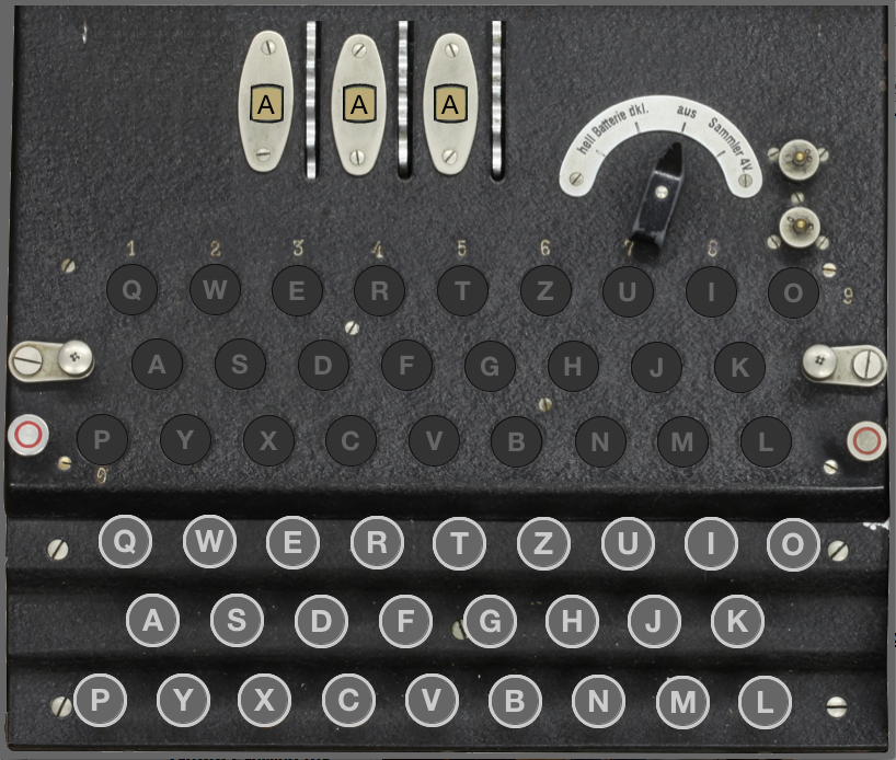 Figure 1: The output produced by running enigma_main.py with the starter files